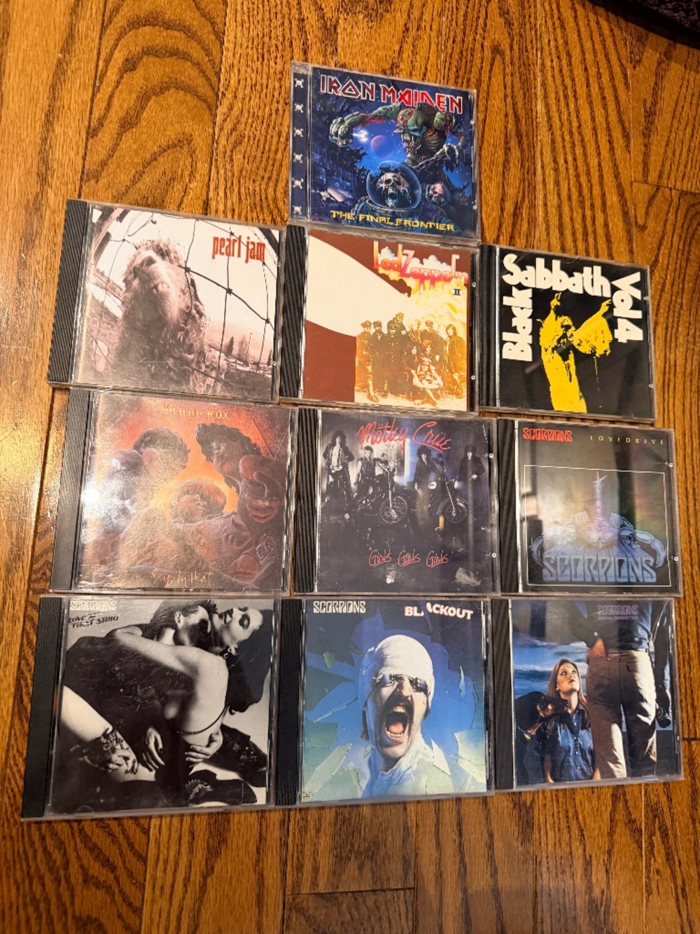 Assorted Lot Bundle Of CD’S Including Black Sabbath, Iron Maiden, Pearl Jam ect!